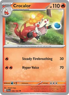 Crocalor, Paldea Evolved 036/193