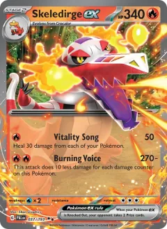 Skeledirge ex, Paldea Evolved 037/193