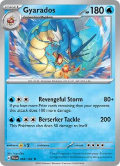 Gyarados, Paldea Evolved 043/193