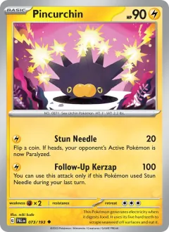 Pincurchin, Paldea Evolved 073/193