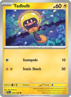 Tadbulb, Paldea Evolved 078/193
