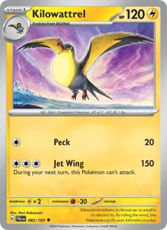 Kilowattrel, Paldea Evolved 082/193
