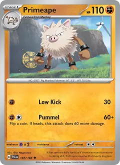 Primeape, Paldea Evolved 107/193