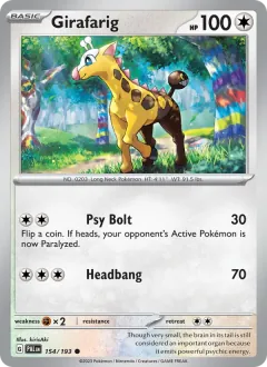 Girafarig, Paldea Evolved 154/193