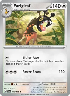 Farigiraf, Paldea Evolved 155/193