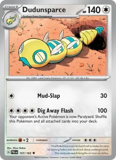 Dudunsparce, Paldea Evolved 157/193