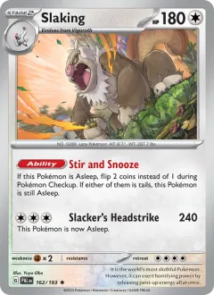 Slaking, Paldea Evolved 162/193