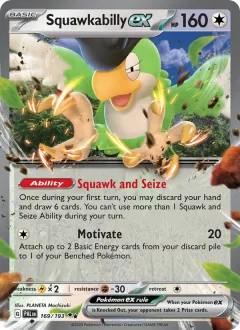 Squawkabilly ex, Paldea Evolved 169/193