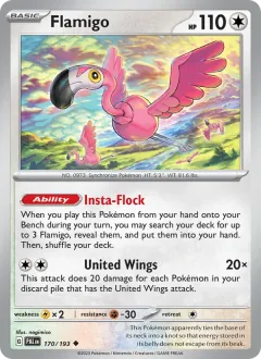 Flamigo, Paldea Evolved 170/193