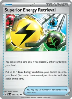 Superior Energy Retrieval, Paldea Evolved 189/193