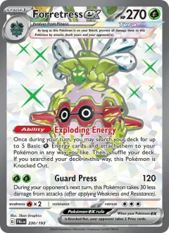 Forretress ex, Paldea Evolved 230/193