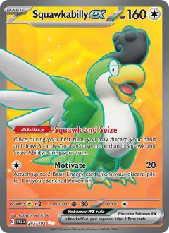 Squawkabilly ex, Paldea Evolved 247/193
