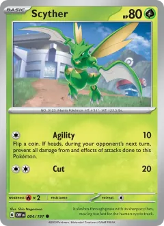 Scyther, Obsidian Flames 004/197