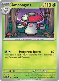 Amoonguss, Obsidian Flames 010/197