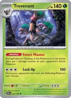 Trevenant, Obsidian Flames 012/197