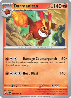 Darmanitan, Obsidian Flames 035/197