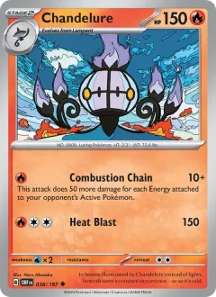 Chandelure, Obsidian Flames 038/197