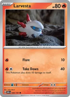 Larvesta, Obsidian Flames 040/197
