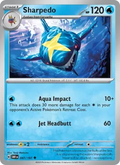 Sharpedo, Obsidian Flames 047/197