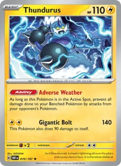 Thundurus, Obsidian Flames 070/197