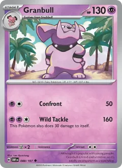 Granbull, Obsidian Flames 088/197