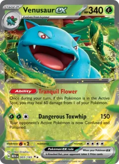 Venusaur ex, 151 003/165