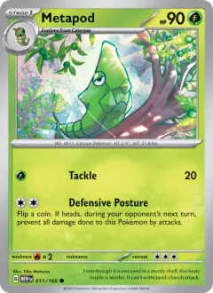 Metapod, 151 011/165