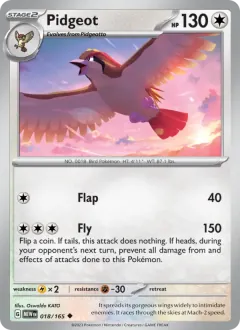 Pidgeot, 151 018/165
