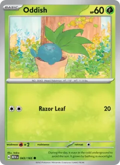 Oddish, 151 043/165