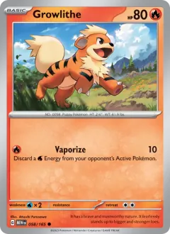 Growlithe, 151 058/165