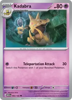 Kadabra, 151 064/165