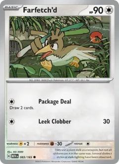 Farfetch'd, 151 083/165