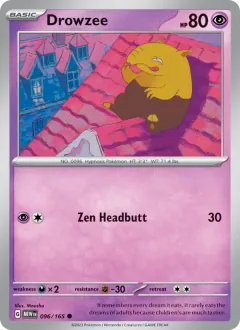 Drowzee, 151 096/165