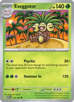 Exeggutor, 151 103/165