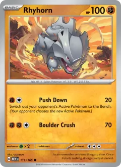 Rhyhorn, 151 111/165