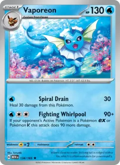Vaporeon, 151 134/165