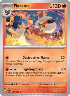 Flareon, 151 136/165