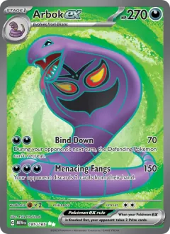 Arbok ex, 151 185/165