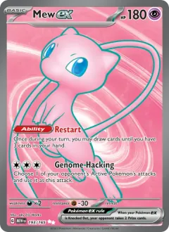 Mew ex, 151 193/165
