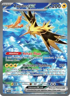 Zapdos ex, 151 202/165