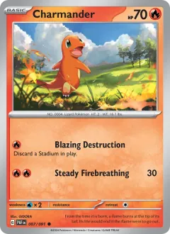 Charmander, Paldean Fates 007/91