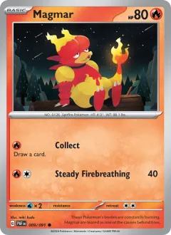 Magmar, Paldean Fates 009/91