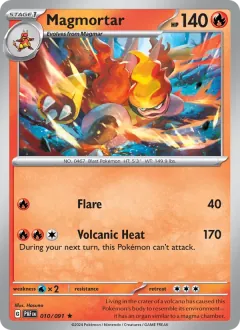 Magmortar, Paldean Fates 010/91
