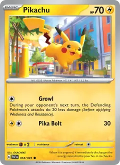 Pikachu, Paldean Fates 018/91