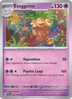 Exeggutor, Paldean Fates 024/91