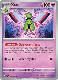 Xatu, Paldean Fates 026/91