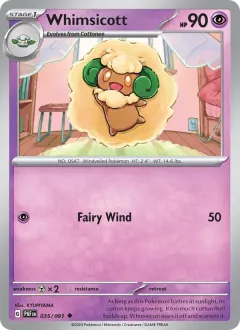 Whimsicott, Paldean Fates 035/91