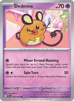 Dedenne, Paldean Fates 036/91