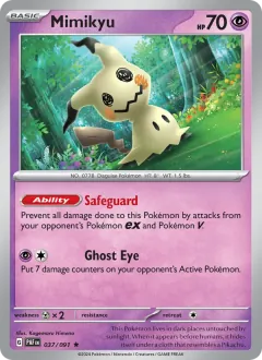 Mimikyu, Paldean Fates 037/91