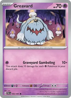 Greavard, Paldean Fates 042/91